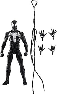 Marvel Legends Series Gamerverse Spider-Man Peter Parker Black Suit 6-Inch Action Figure, Collectible Marvel Figure with Premium Design & Articulation, Superhero Toy Gift for Kids, Adults & Collectors