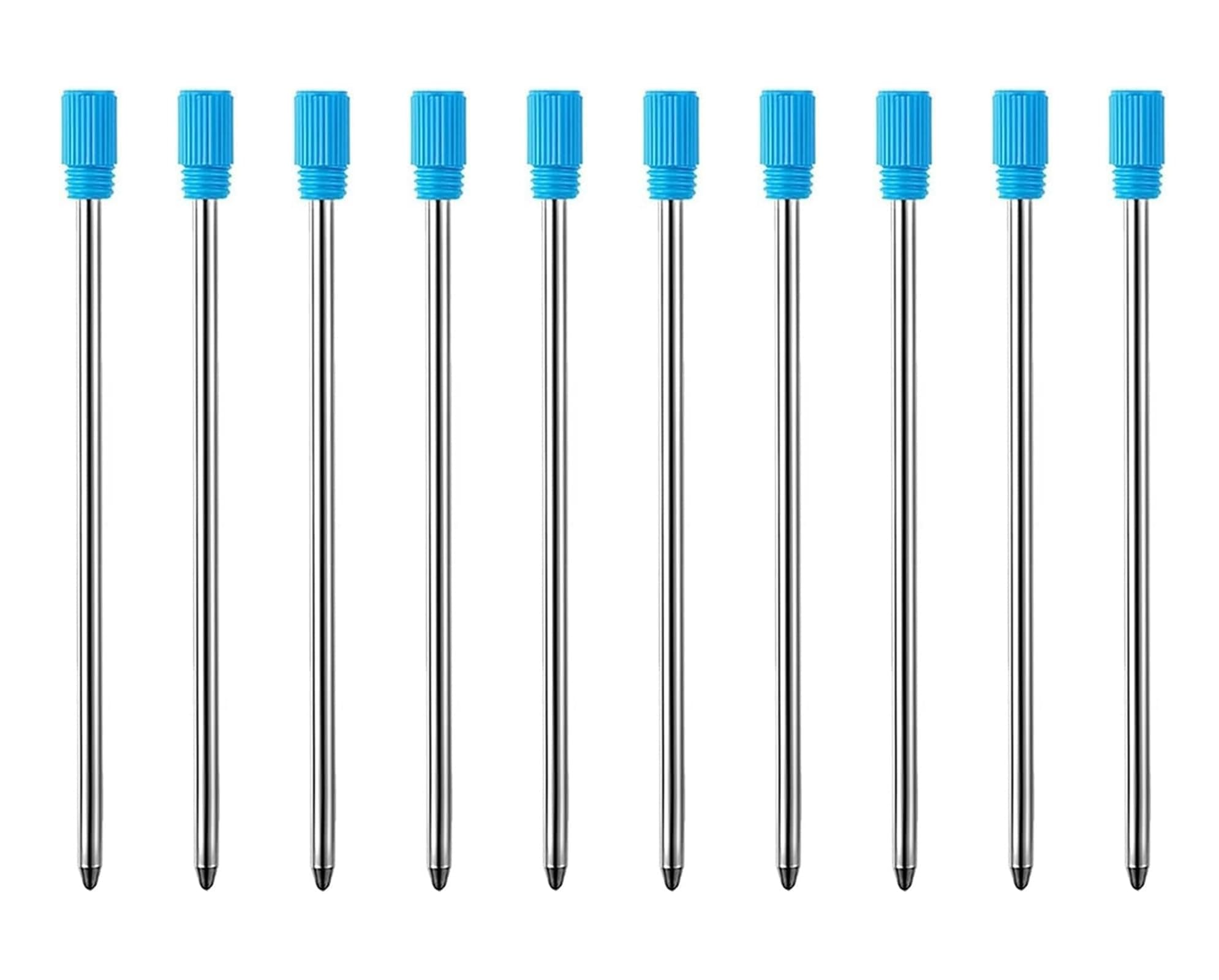 MengRan 2.75'' Mini Ballpoint Ink Pen Refills for Twist Pens, D1 Pen Refill (...