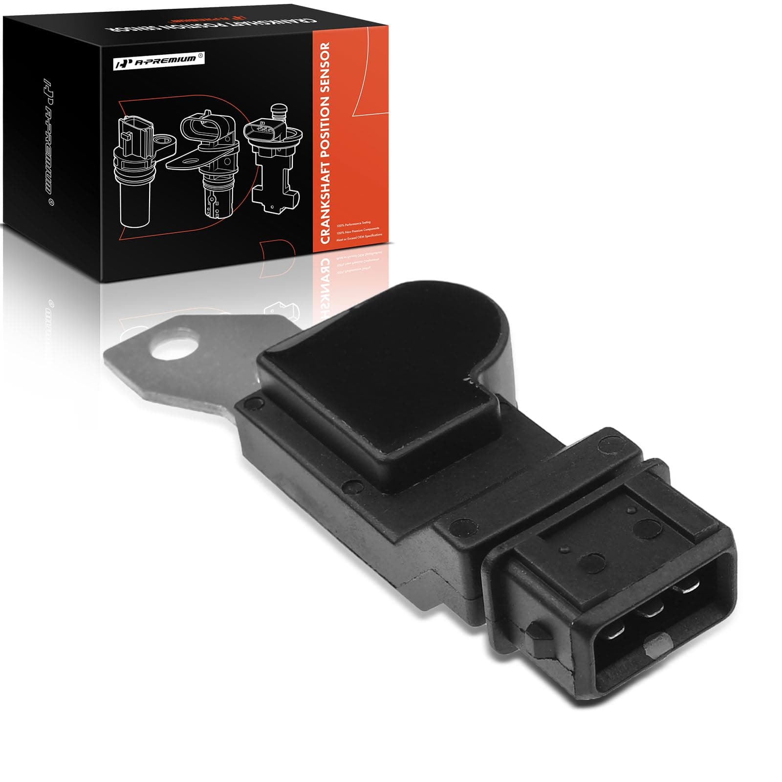 A-Premium Engine Camshaft Position Sensor Compatible with Chevrolet Aveo 2004-2018, Aveo5 2006-2011 & Pontiac G3 2009-2010, Wave 2005-2008, Wave5 2005-2007, L4 1.6L, Replace# 96253544