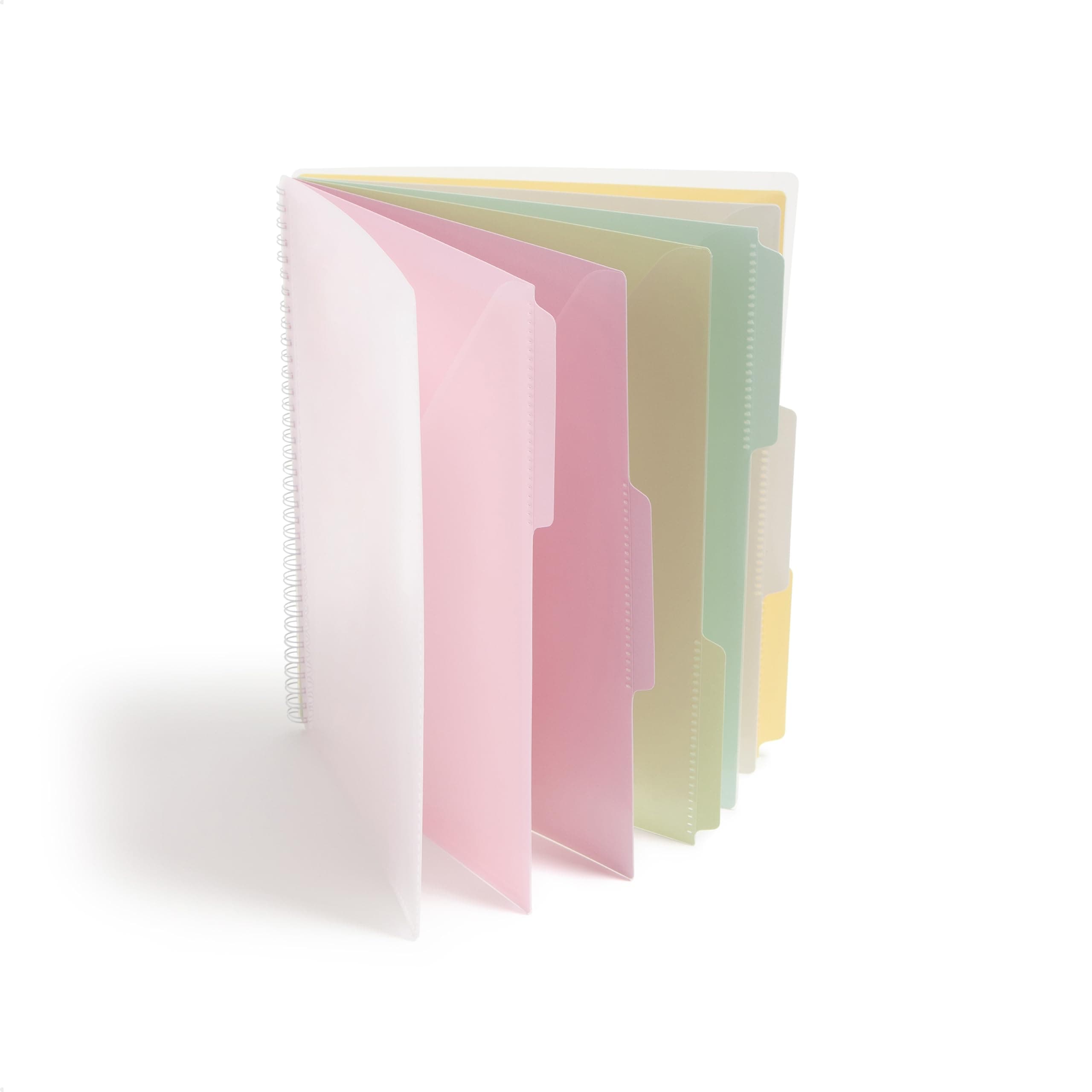 Smead Poly Project Organizer, 6 Tabs, 12 Pockets, Letter Size, Pastel (89208) (Pack of 1)