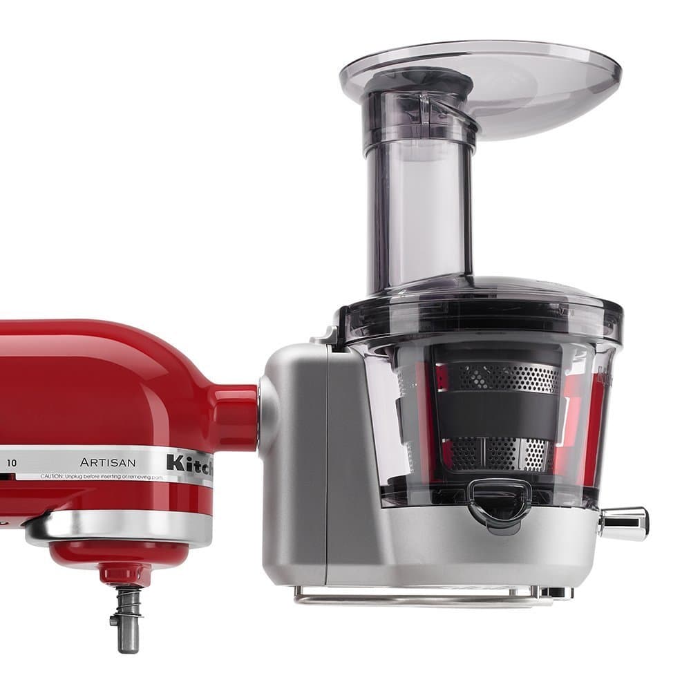 KitchenAid KSM1JA Masticating Juicer and Sauce Attachment, Silver