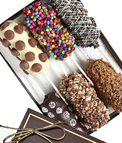 Ultimate Belgian Chocolate Covered Marshmallow Sticks - 6 piece
