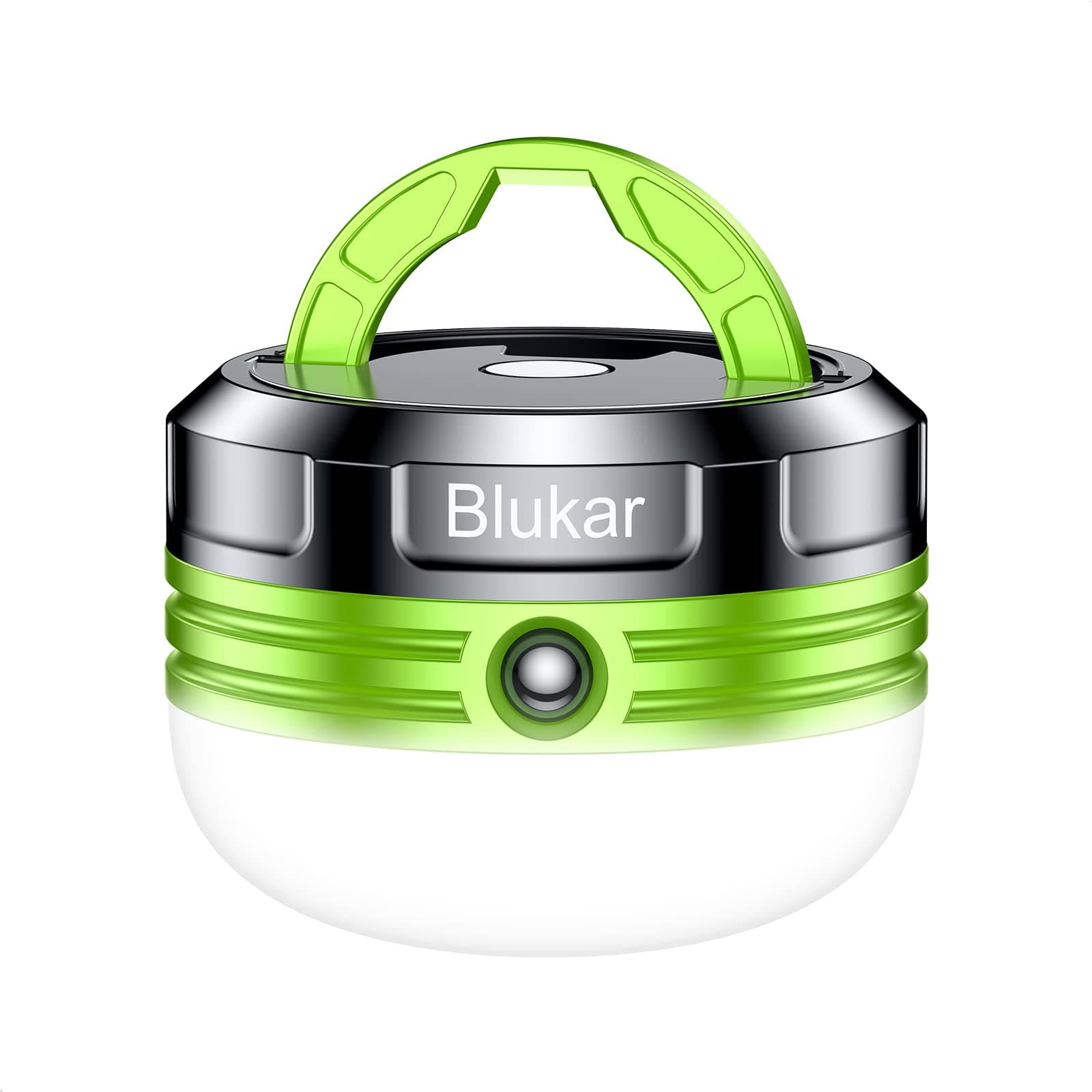 Blukar Camping Lantern, Portable LED Camping Light, Waterproof Camping Light, 3 Lighting Modes & Powerful Magnet Tent Lights for Camping/Fishing/Power Off (3 AA Batteries Included)