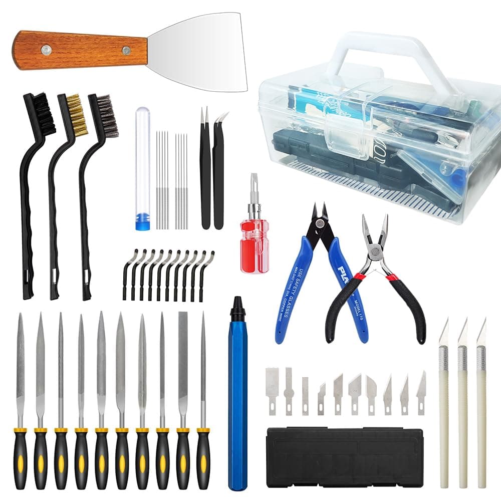 3D Printer Accessories and Tools, Filament Cutting, Nozzle Cleaning Kit, All in One