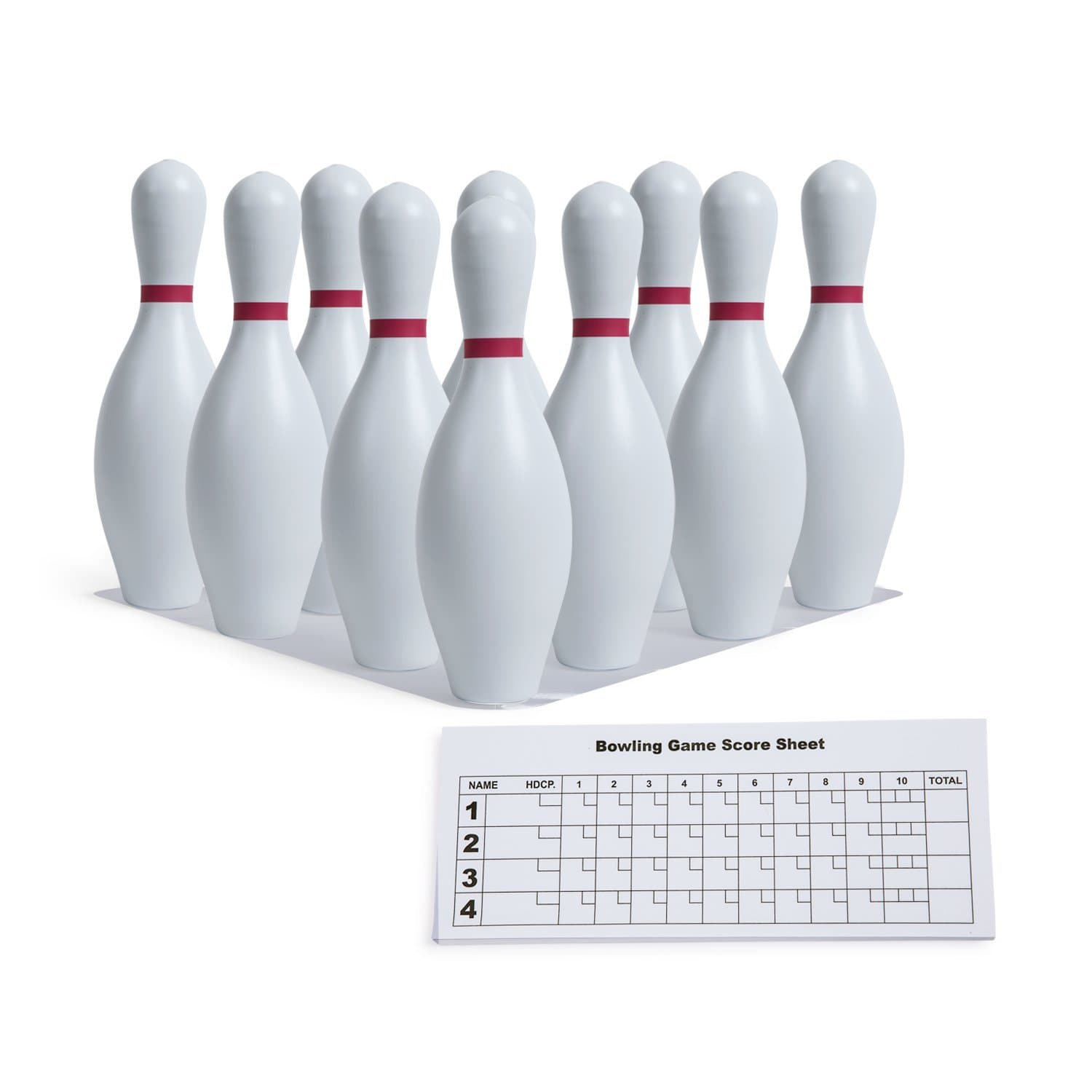 Champion Sports Bowling Set with Plastic Pins - Ball Included