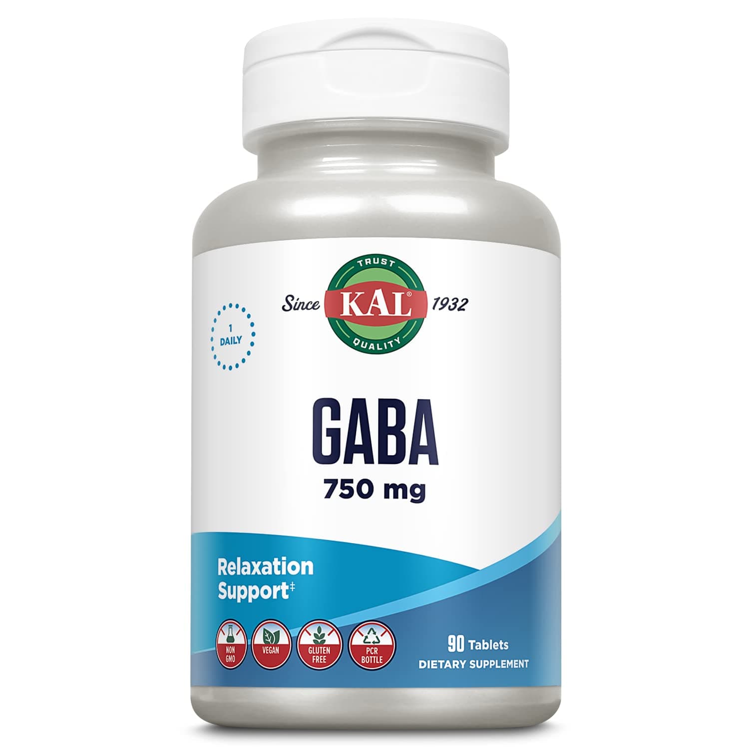 KAL Solaray Gaba 750Mg. 90Tabl.