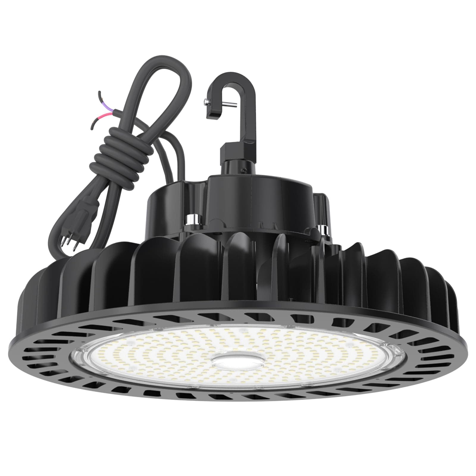 UFO LED High Bay Light: 200W 29,000LM (145LM/W) 1-10V Dimmable, UL Listed 4000K High Bay LED Light for Shop Gym Stadium Exhibition Hall, Alternative to 850W MH/HPS, 5-Year Warranty