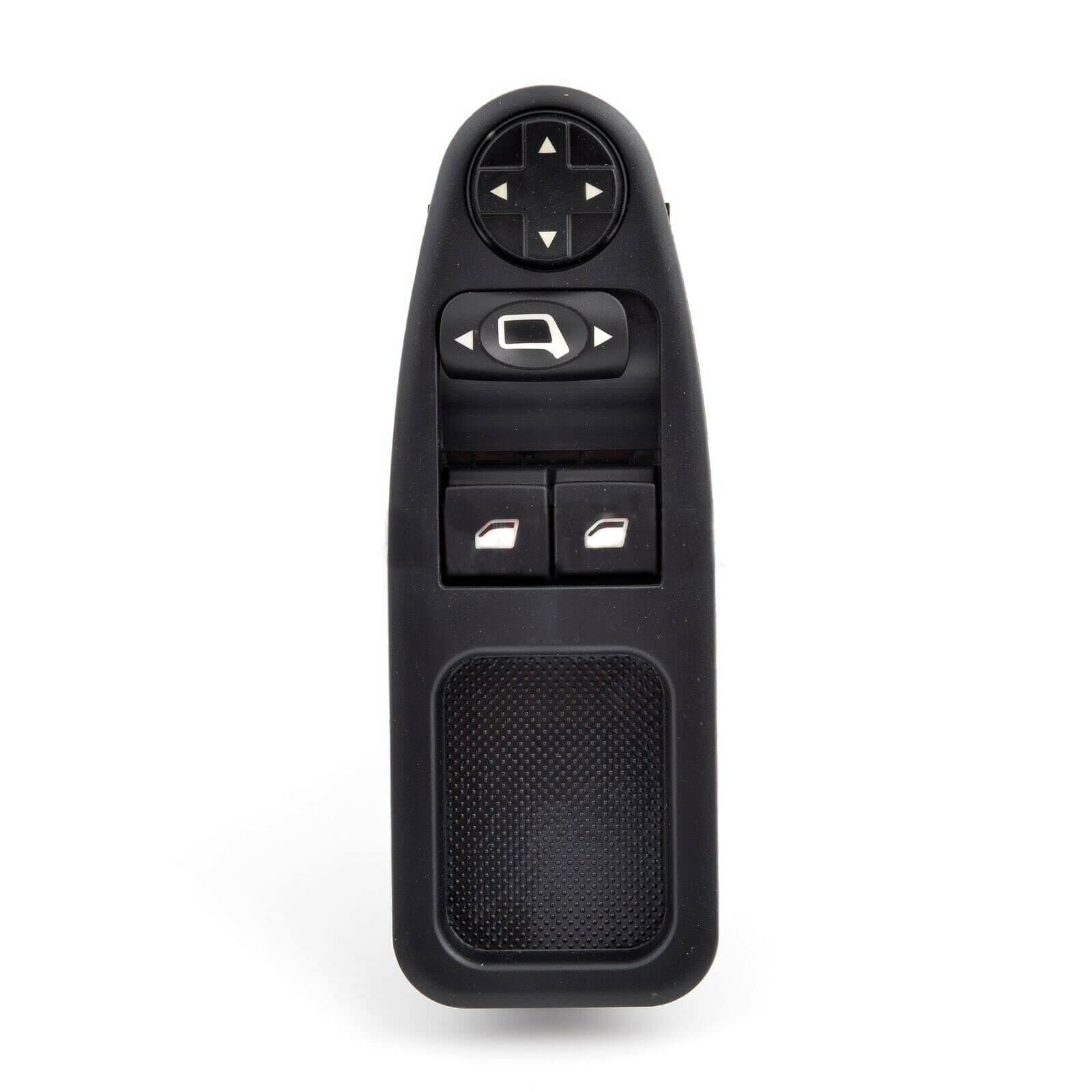 Seintech Black 2-Position Rocker Electric Window Switch, Push Button, ON-ON Operation, Fits Peugeot Expert 2007-2019 6554 ZJ