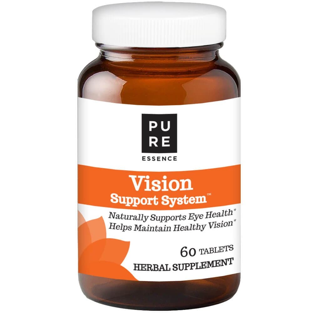 Pure Essence Labs Vision Cellular Support System - with Lutein, Zeaxanthin, Bilberry & More - 60 Tablets