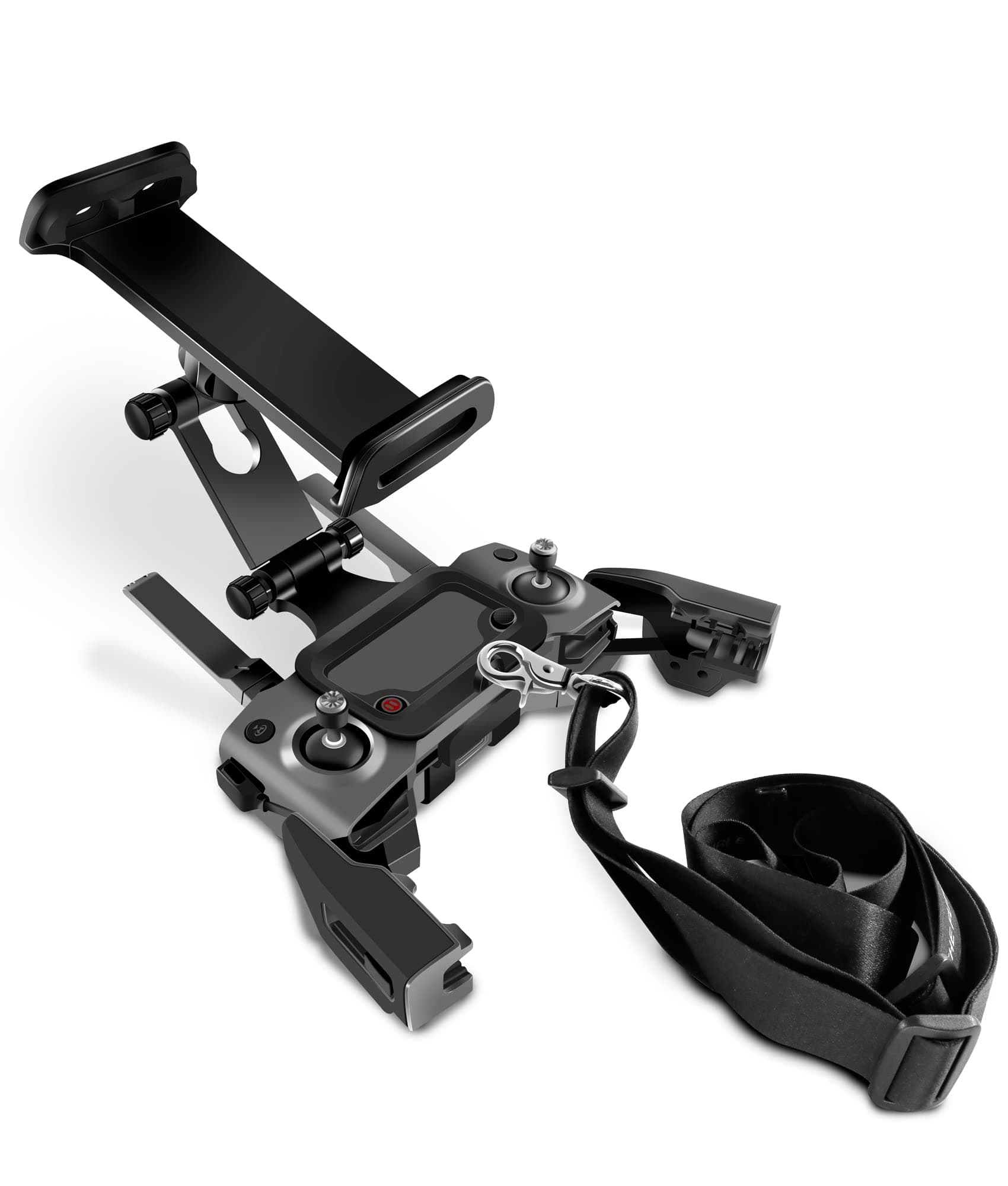 Remote Control Extended Front Holder Bracket for DJI Mavic 2 Pro/Zoom, Mini, Air, Spark Drone, Support 4.6-11Inches Front Holder for Phone/Tablet Mount Clip