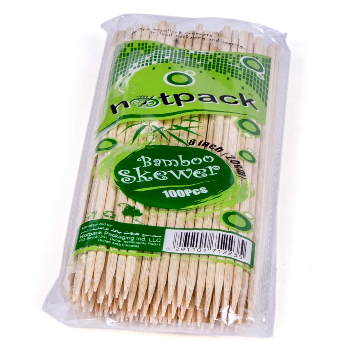 Bamboo Skewer, 8'', 100 Pieces