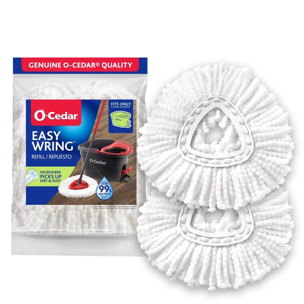 O-Cedar EasyWring Spin Mop Head Refill (Pack of 2)
