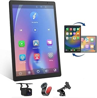 – Eonon 8.95 Inch Display Monitor Car Stereo with Carplay Android Auto Portable Touch Screen OTA Update Audio Receivers Speaker with 1080p Backup Camera Bluetooth Airplay AUX for All Car Vehicles P5