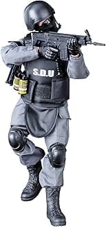 12 Inch Action Figures Military Set, 1/6 Scale Action Figures Set with Weapons and Accessories - SDU Soldier - NB05