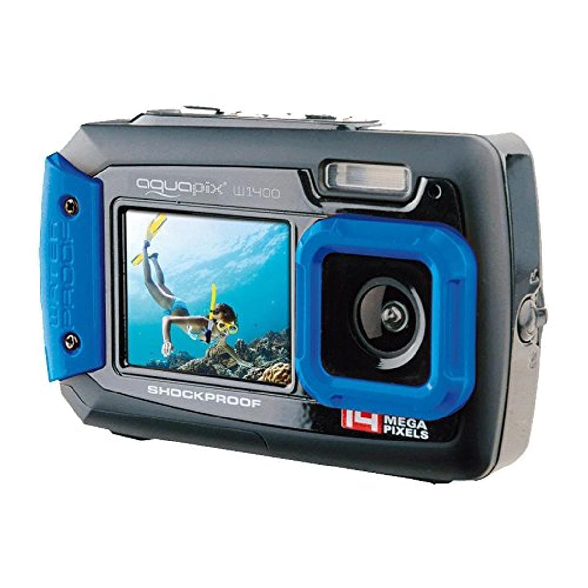 Easypix 10051 Aquapix W1400 Active Camera - Blue