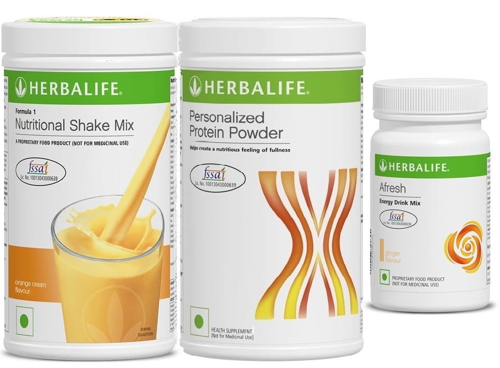 HerbalifeFormula 1(Orange) with PPP(400gm)+Afresh(Ginger)