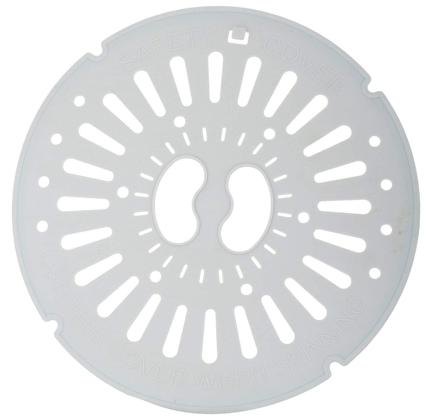 Semi Automatic Washing Machine Spin Cap/Cover (Grey, 25cm Dia)