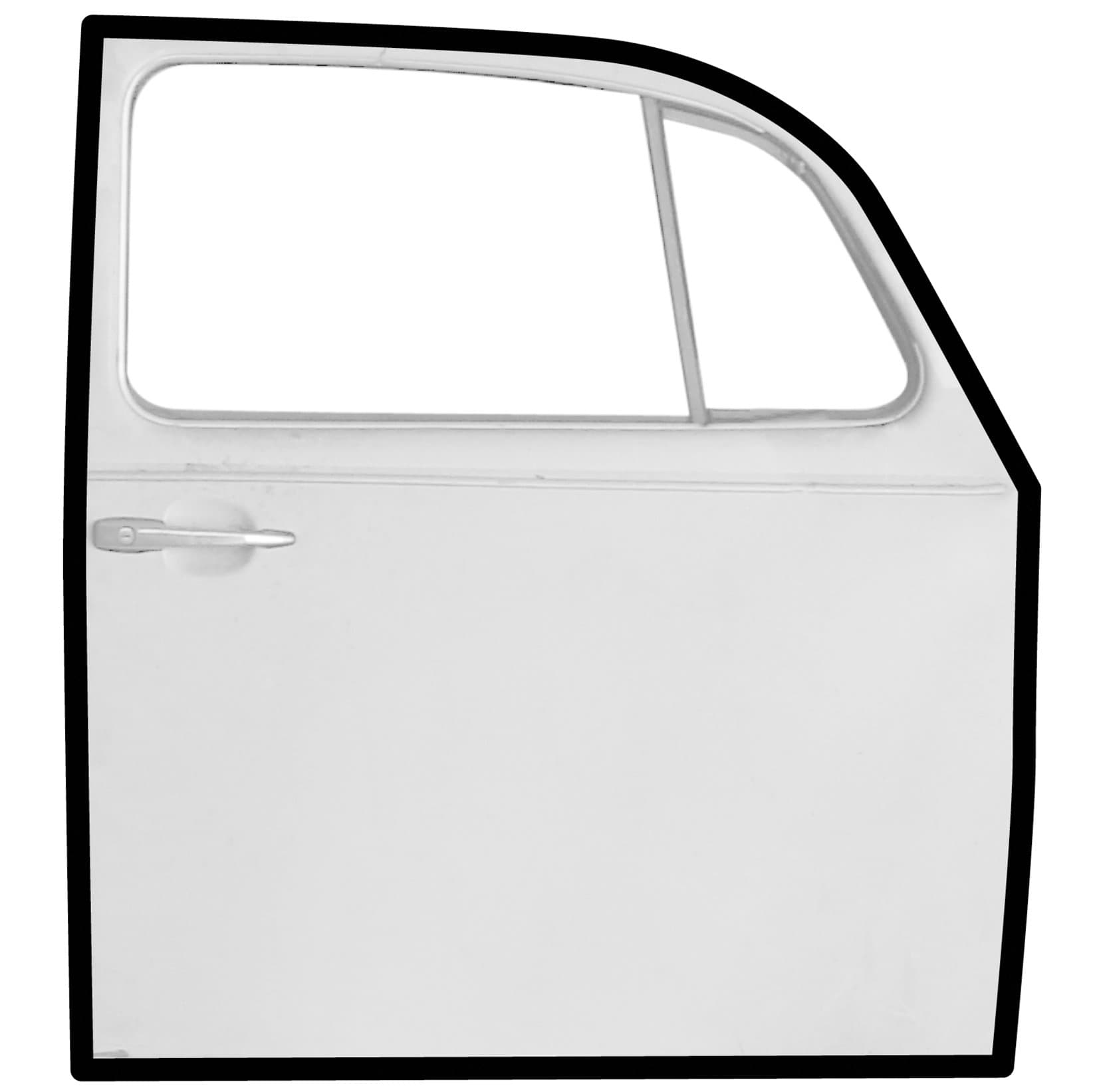 EMPI 3594 Doors Seals, Pair, Rubber, Fits VW Type-1 Bug/Beetle/Baja 1967-1979