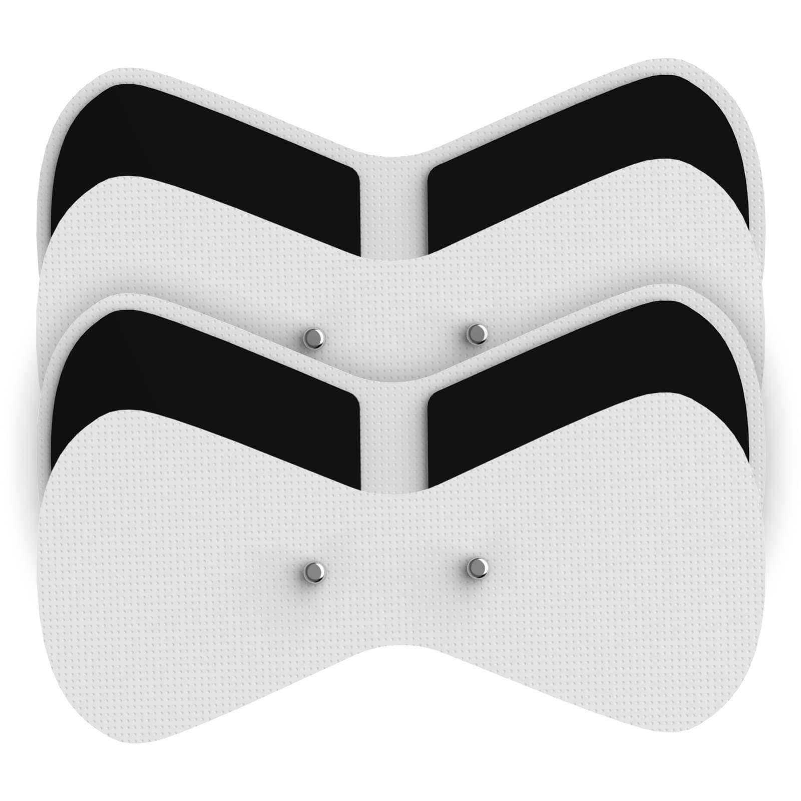 Comfytemp Wireless TENS Machine Pads, 4 Pack TENS Unit Replacement Pads, 5.1x 2.4inch Reusable Self Adhesive Electrodes with Premium Quality, Non-Irritating Design for Muscle Stimulator