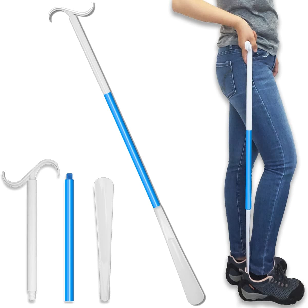 Phantawell Long Shoe Horn Dressing Stick Aid Helper