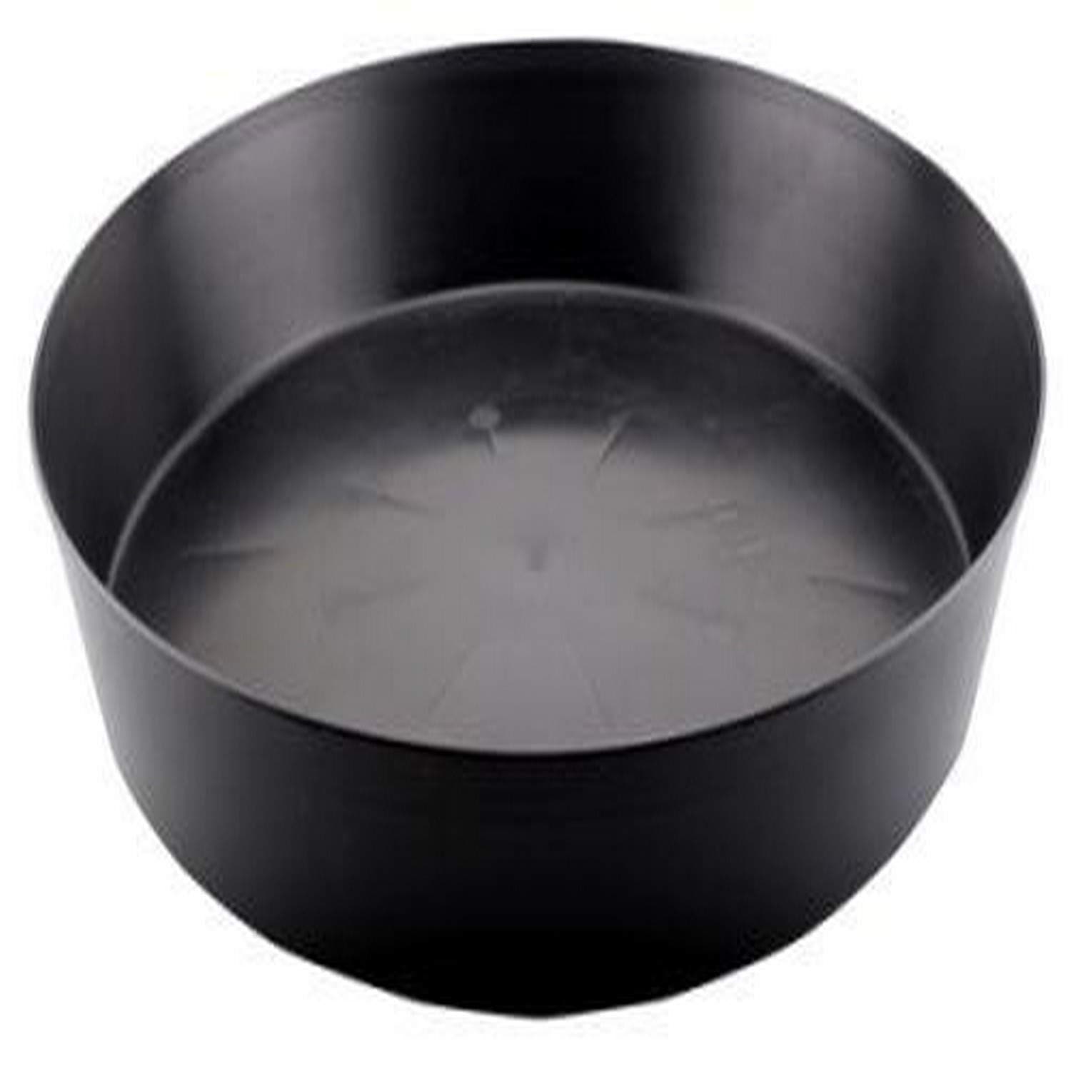 724927 Black Premium Plastic Saucer, 18"