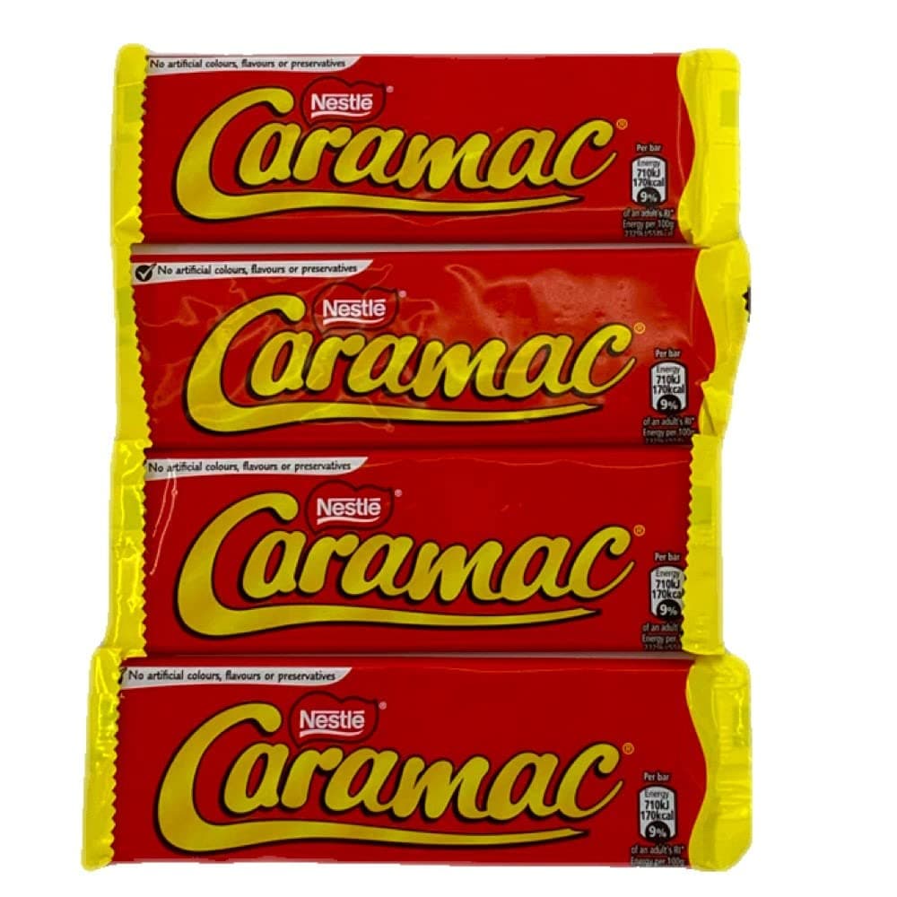 Nestle Caramac Chocolate Bars, 4 Set