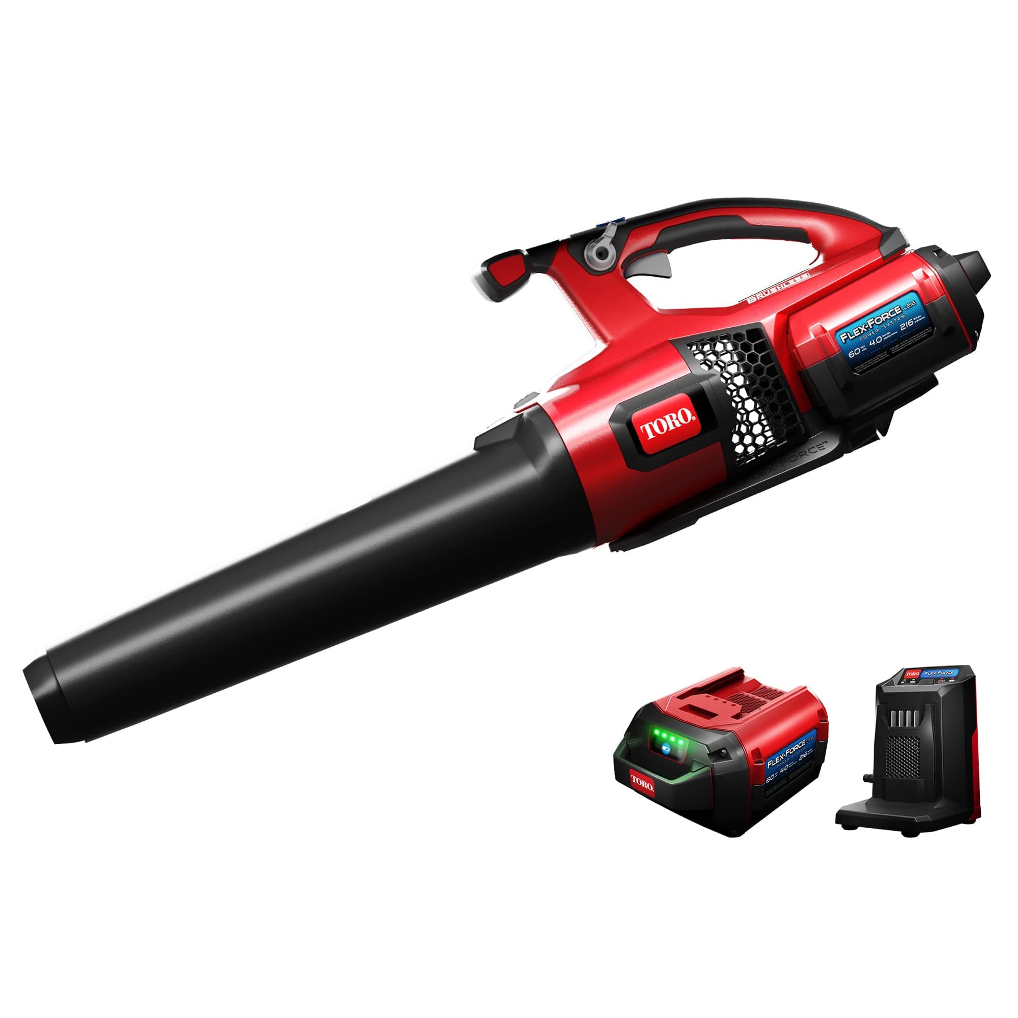 Toro 60 Volt Max Electric Brushless Cordless Leaf Blower with Battery and Charger