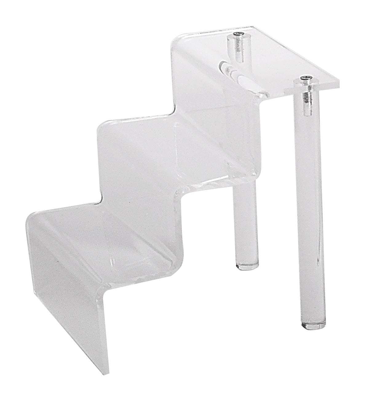 Acrylic Stair Step Display (ST7: 6-1/4 H x 6 W x 6-1/2D)