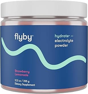 Electrolytes Powder [ No Added Sugar: Naturally Sweetened ] Contains Potassium, Aquamin™ Calcium & Magnesium, Sea Salt Sodium, Full Spectrum 72 Trace Minerals - Strawberry Lemonade