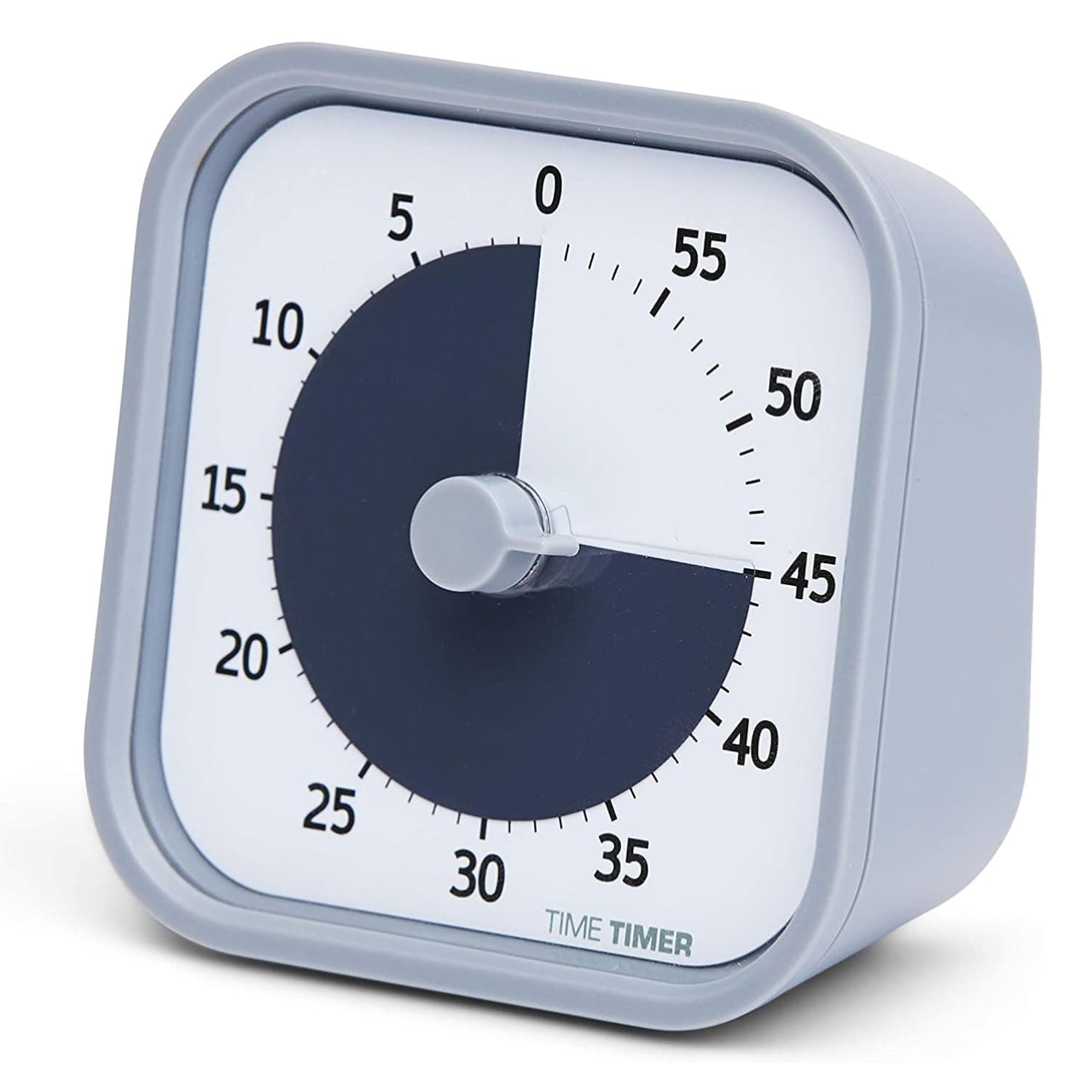 TIME TIMER TTM9-HPS-W Study Timer, MOD Home Edition, Pale Gray, 3.5 inches (9 cm), 60 Minutes, Learning Alarm