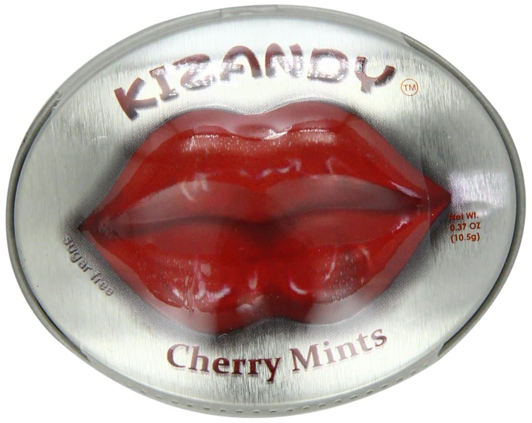 Kizandy Sugar Free Mints, Cherry, 0.35 Ounce (Pack of 6)