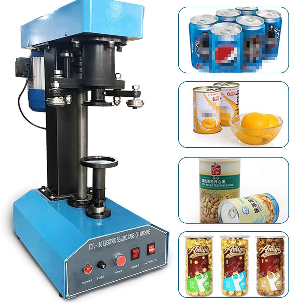 Can Sealer 85mm Manual&Automatic Tin Sealing Machine Customization Mold Tin Can Sealer 110V