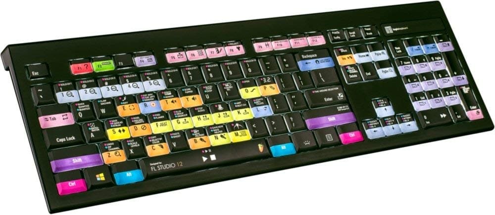 LogicKeyboard keyboard Designed for Image-Line FL Studio 20 Compatible with Windows 7-10- LK-KB-FLS-APBH-US (Renewed)