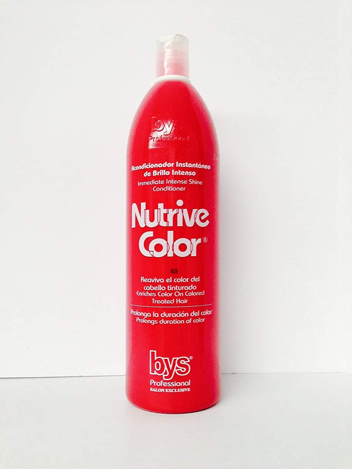 Bys Professional Nutrive Color Immediate Intense Shine Conditioner 32.3 Oz (Red/Rojo)