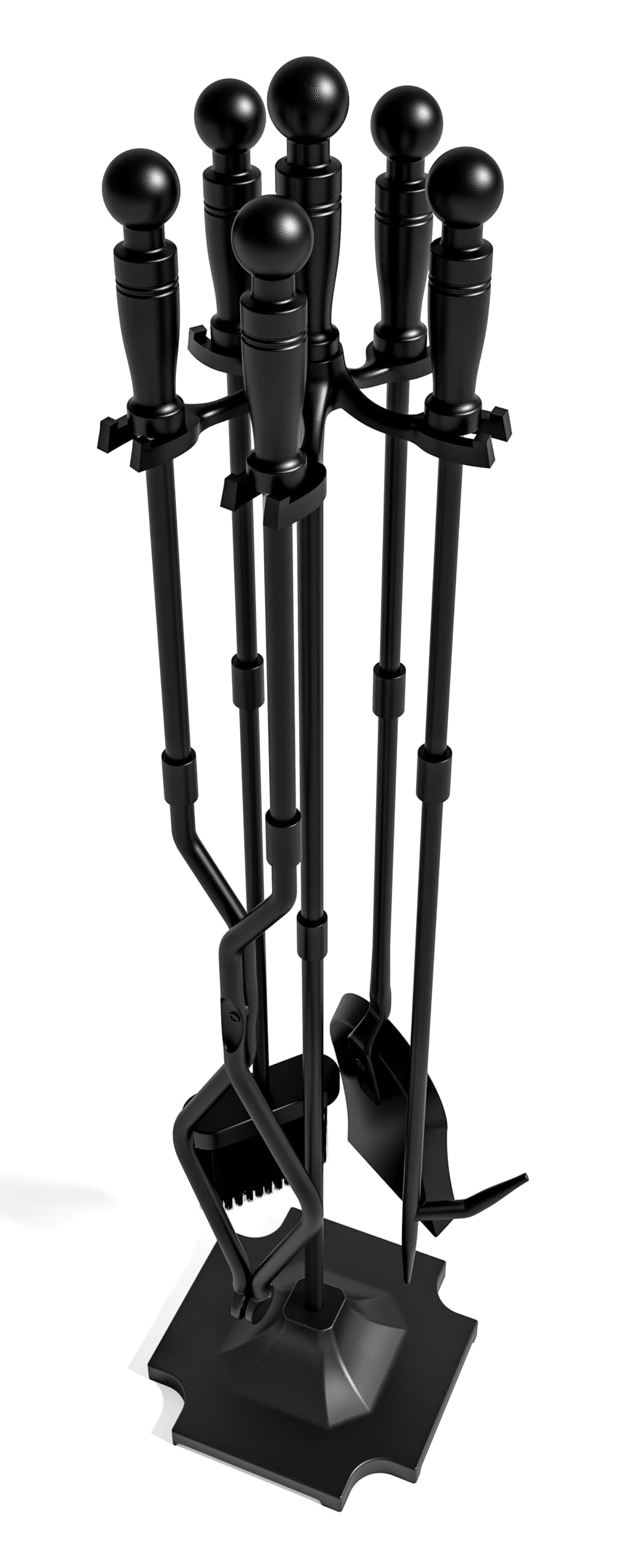 Fire Beauty Fireplace Tools Set 5 Pieces Wrought Iron Fireset