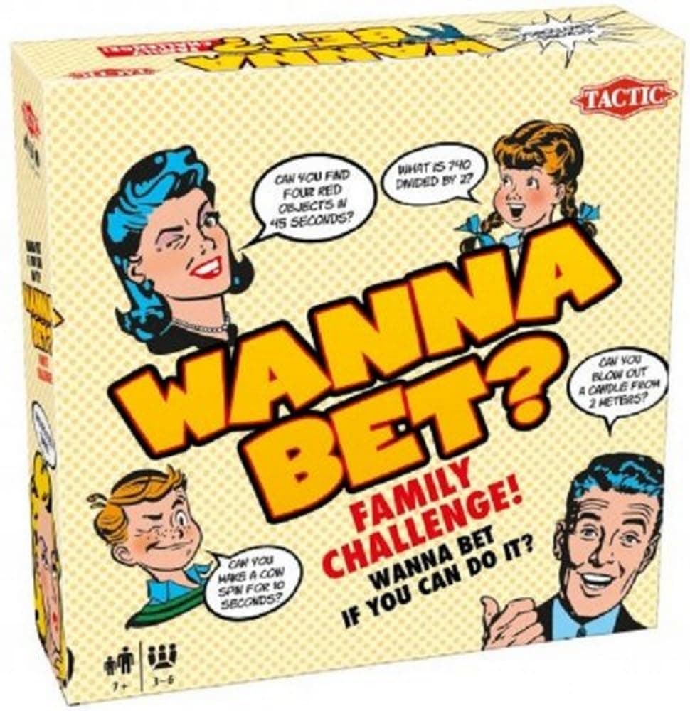 Games US Wanna Bet? Party Game Challenge - A Task-Setting Game with a Difference - Bet on Who Can Do What!