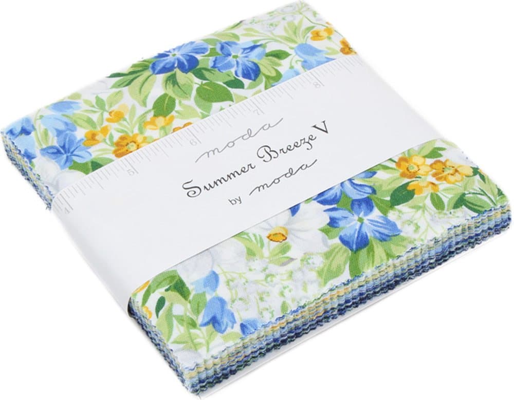 Summer Breeze V Charm Pack 42 5-inch Squares Moda Fabrics 33300PP