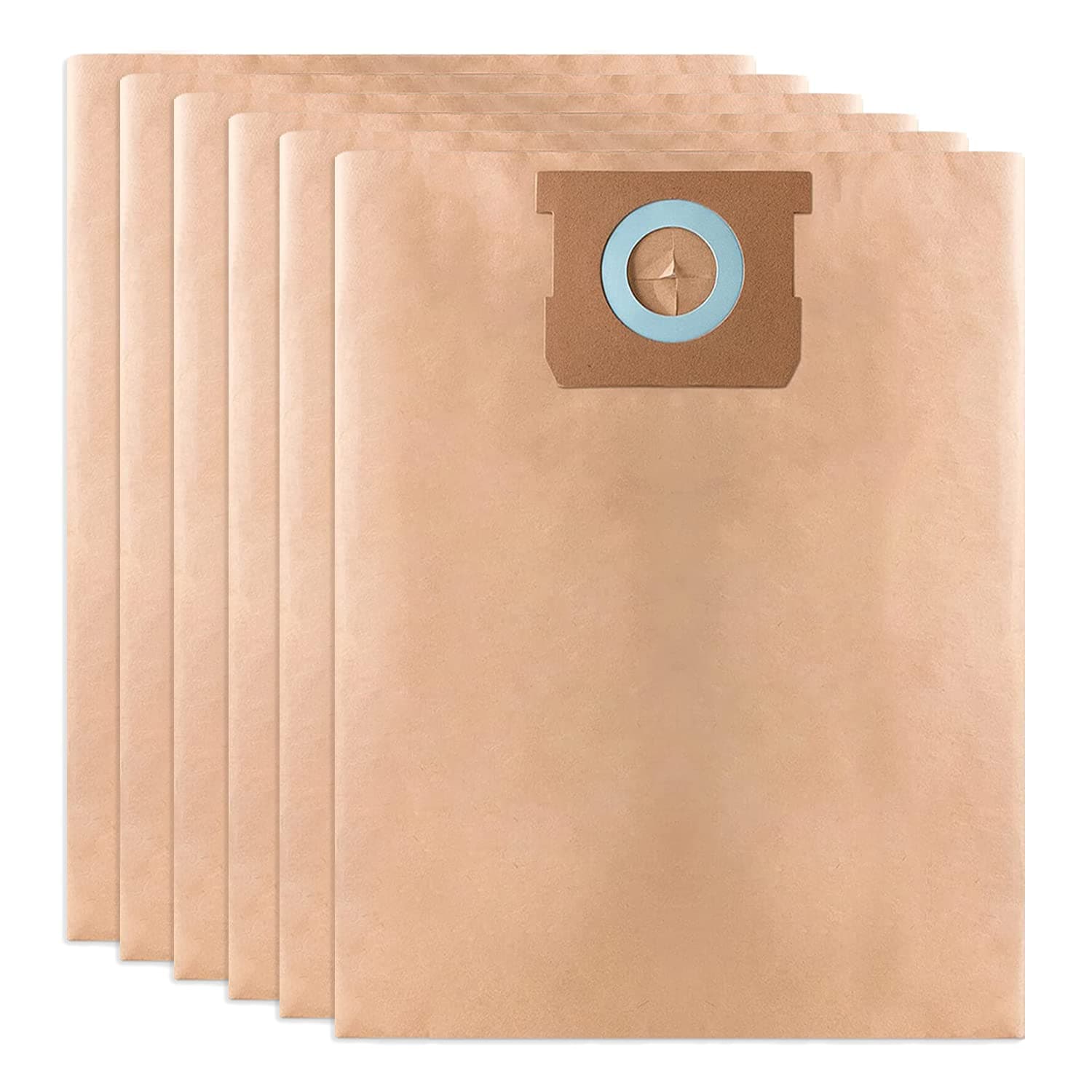 6 Pack Replacement Filter Bags for 6-10 Gallon Vacuum Replacement Part DXVA19-4101 DXV06P DXV09P DXV10P DXV10S and Vacmaster VHBM