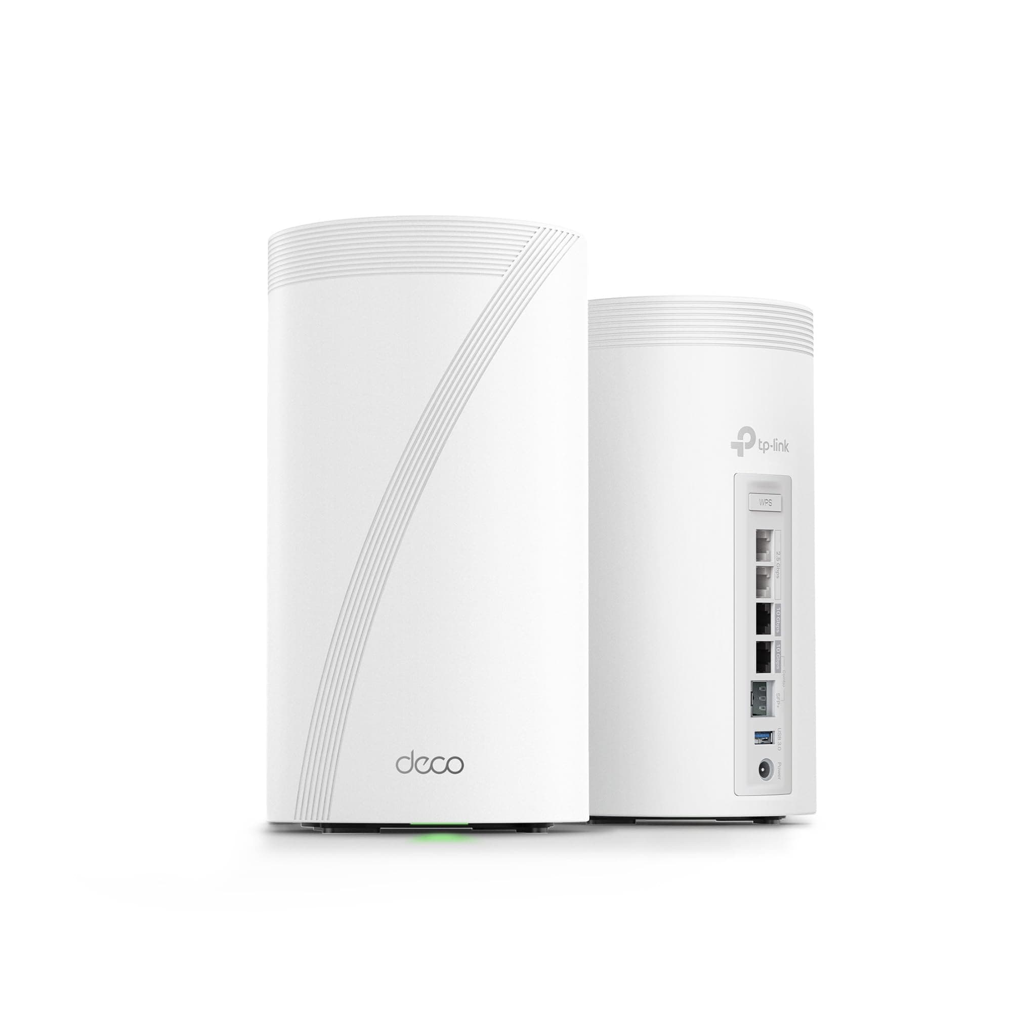 Deco BE33000 Quad-Band WiFi 7 Mesh System (Deco BE95) for Whole Home Coverage up to 7800 Sq.Ft with AI-Driven Smart Antennas, 10G Multi-Gig Ethernet ports, Replaces Router and Extender(2-pack)