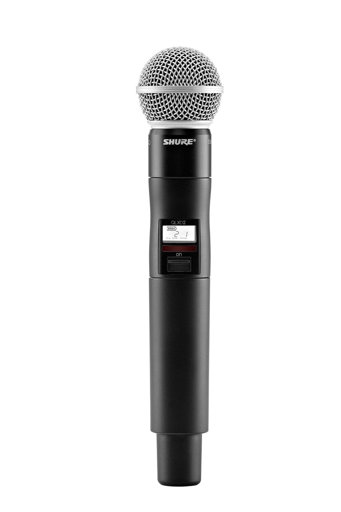 Shure QLXD2/SM58 Handheld Wireless Transmitter with SM58 Microphone, G50 QLXD2/SM58=-H50