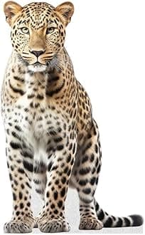 Persian Leopard - Life Size Cardboard Cutout Standup People with Support Standee | Animals -