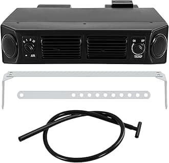 CNCEST Universal Air Conditioner UN, Car Air Conditioner 12V 30W Universal A/C 32 Pass 4 Way Coil, Maximum Airflow and Cooling Capacity 3 Flow Speed Air Conditioning Evaporator for Car RV