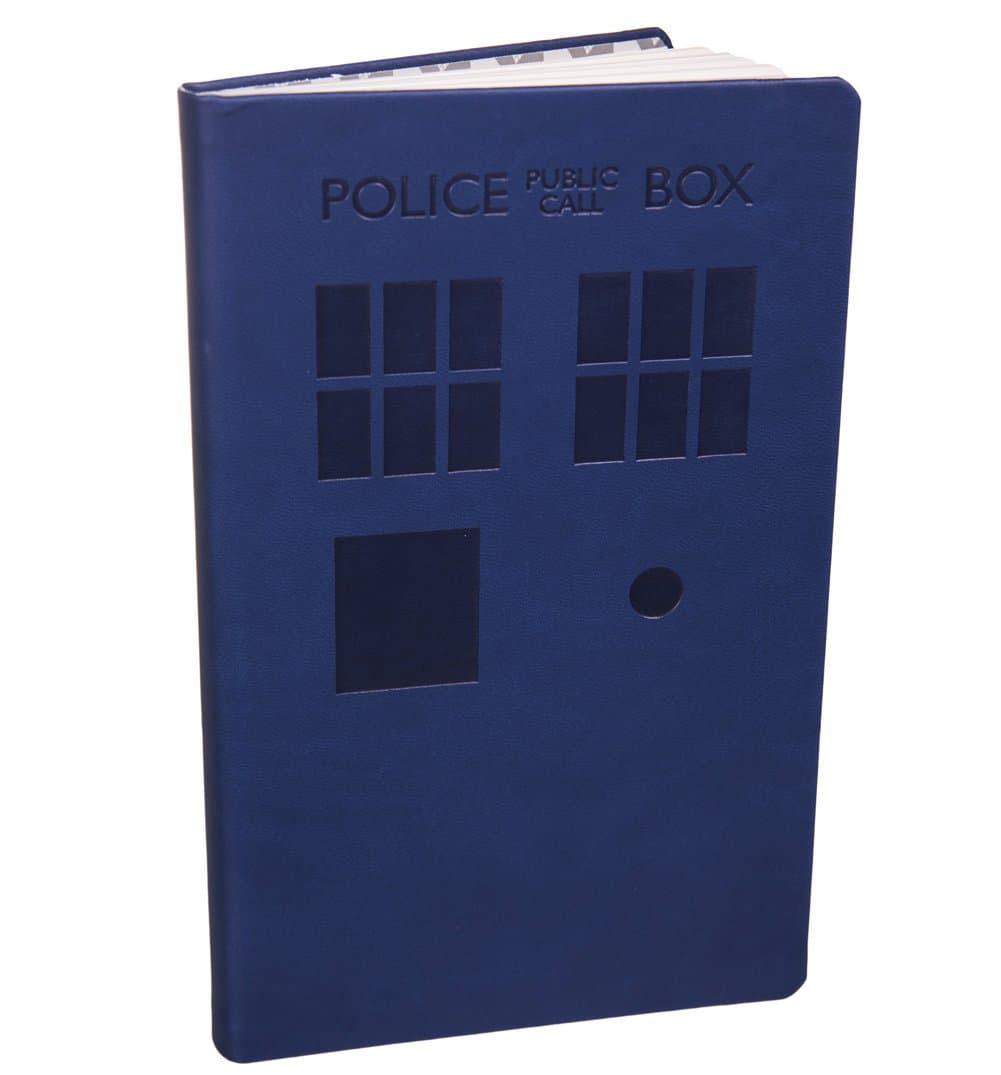 BBC Worldwide A5 Soft Touch Doctor Who Notebook - Blue