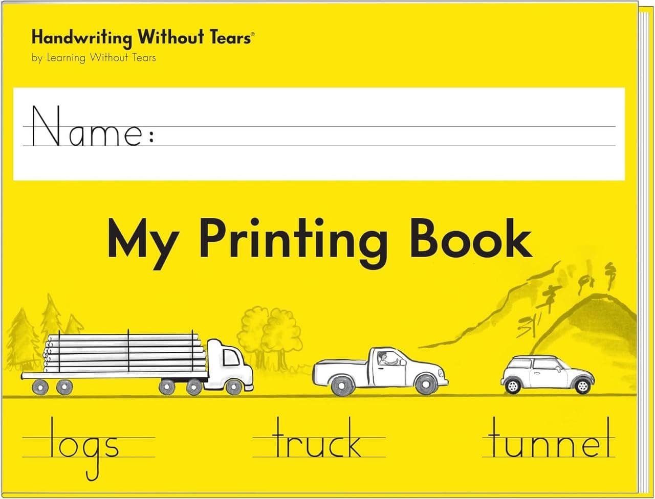Learning Without Tears, My Printing Book, Student Workbook, Age 6+, 1st Grade+, Handwriting Practice, Writing Book, School & Home, Language Arts, Tutoring