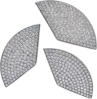 Car Bling Accessories Decals Trunk Sign Emblem Sticker Compatible with Mercedes Benz Modification Rhinestone Crystal Decals Accessory (Silver, for 2013-2026 A200 A Class)