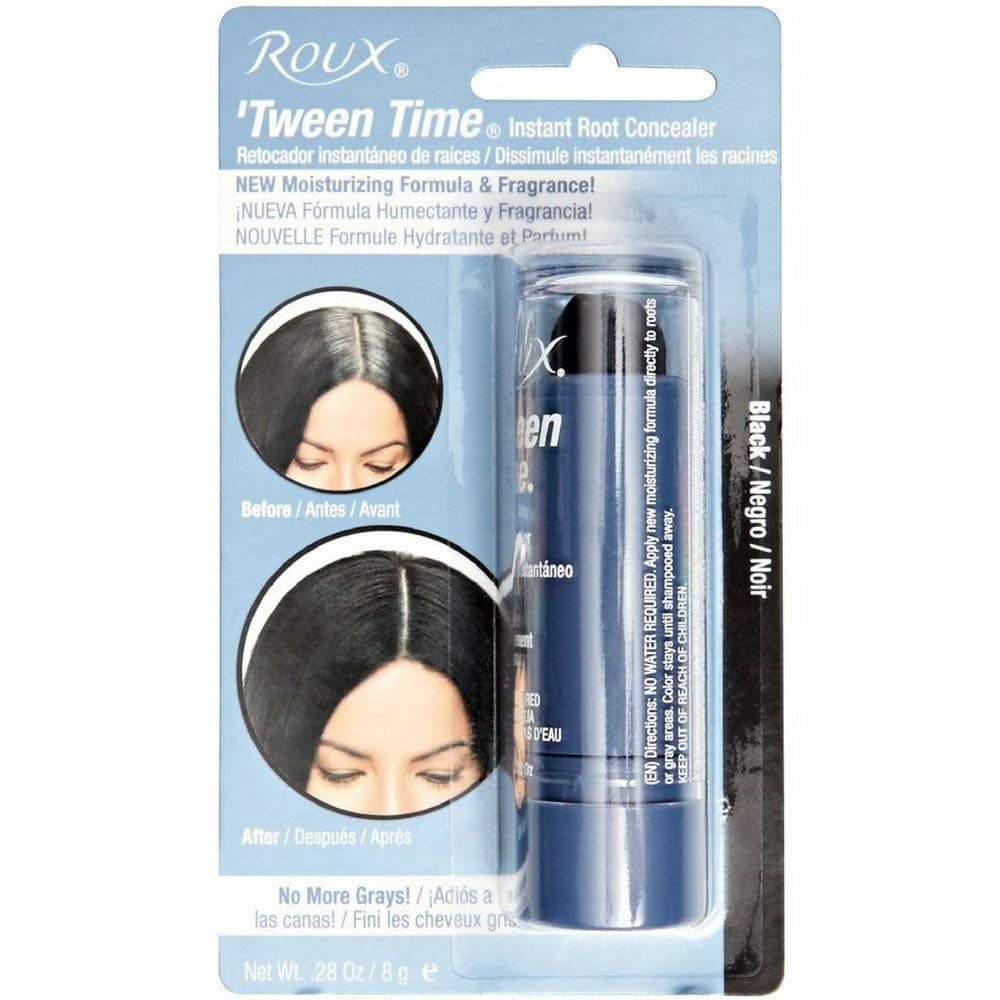 Roux 'Tween Time Instant Root Concealer, Black 1 ea (Pack of 2)