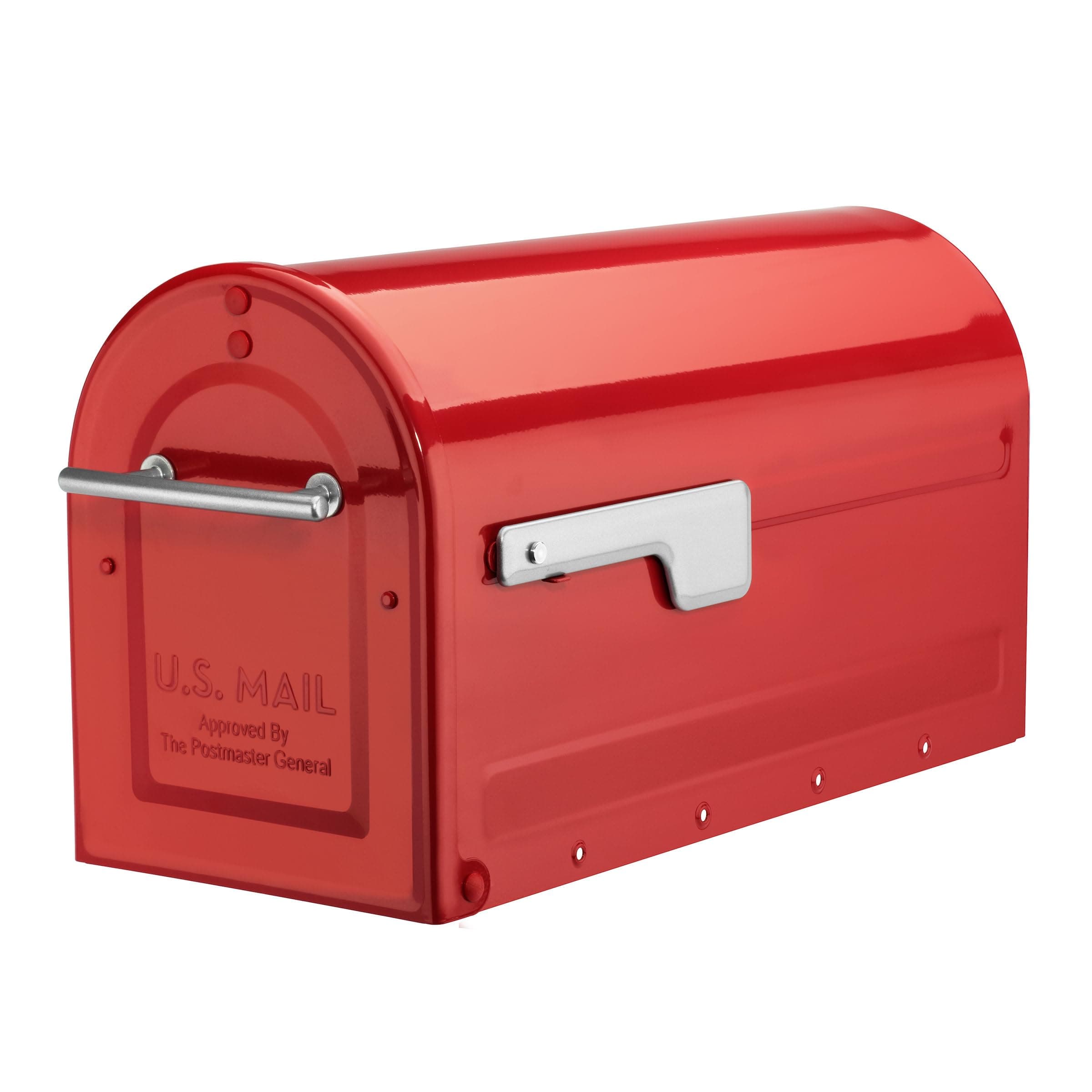 7900-7R-SR Boulder Mailbox, Red