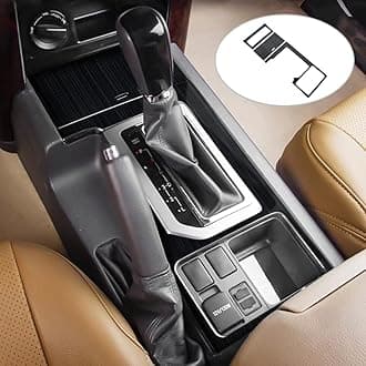 For Toyota Land Cruiser Prado 150 2010-2017 Interior Decorative Modification Accessories Central Gearbox Panel Lc150 Fj150 (Black 【A】 Style)