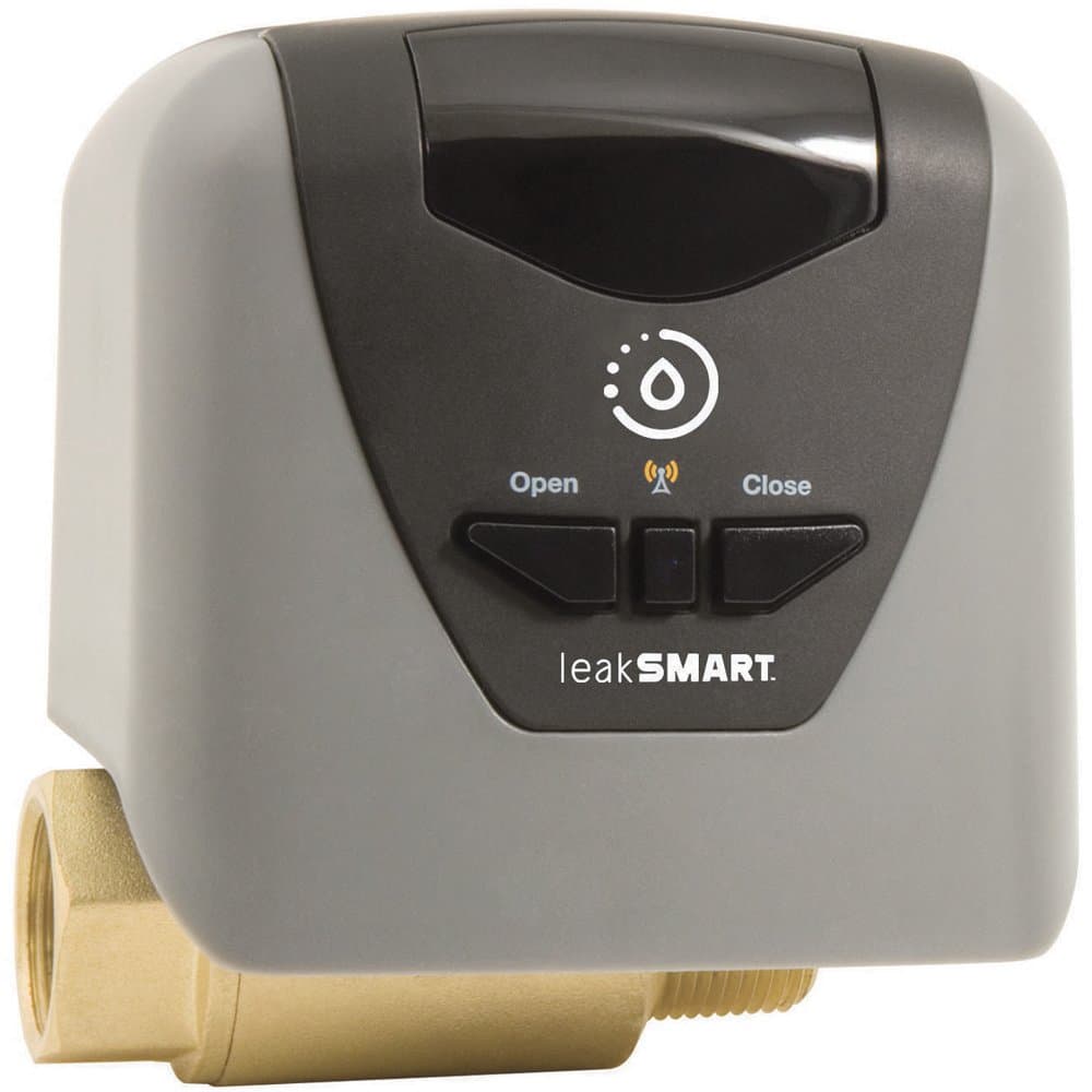 LEAKSMART 8880000 Water Detection Automatic 3/4" Main Shut-Off Valve Pair with Smart Home Hub and Sensors to Stop Leaks in 5 Seconds
