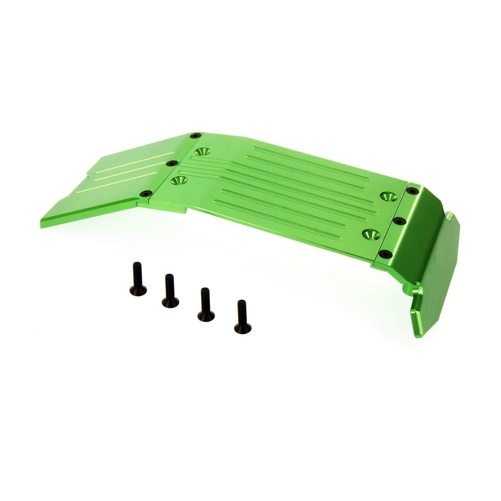Atomik Alloy Front Skid Plate | Replacment for X-Maxx Alloy Front Skid Plate Part 7744 | Green
